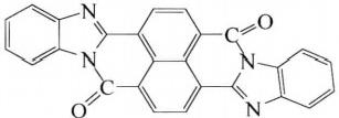 Molecular structure formula of pigment orange 43