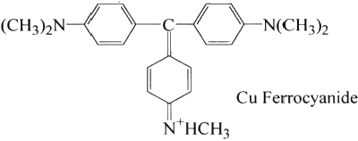 Molecular structure formula of pigment violet 27