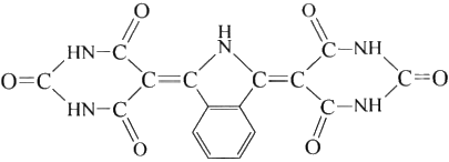 Molecular structure formula of pigment yellow 139
