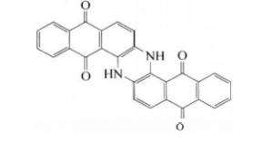 Molecular structure formula of pigment blue 60