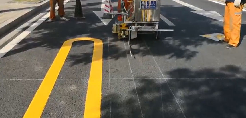 Petroleum resins in road marking paint applications for durability and adhesion