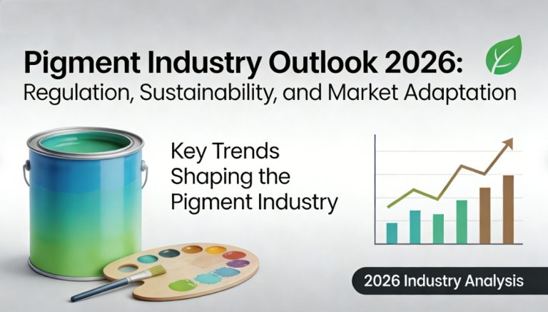 Pigment Industry Outlook 2026 Regulation, Sustainability, and Market Adaptation