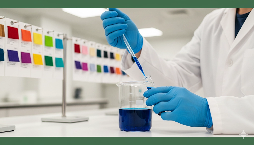 Regulatory compliance laboratory, pigment testing, chemical safety