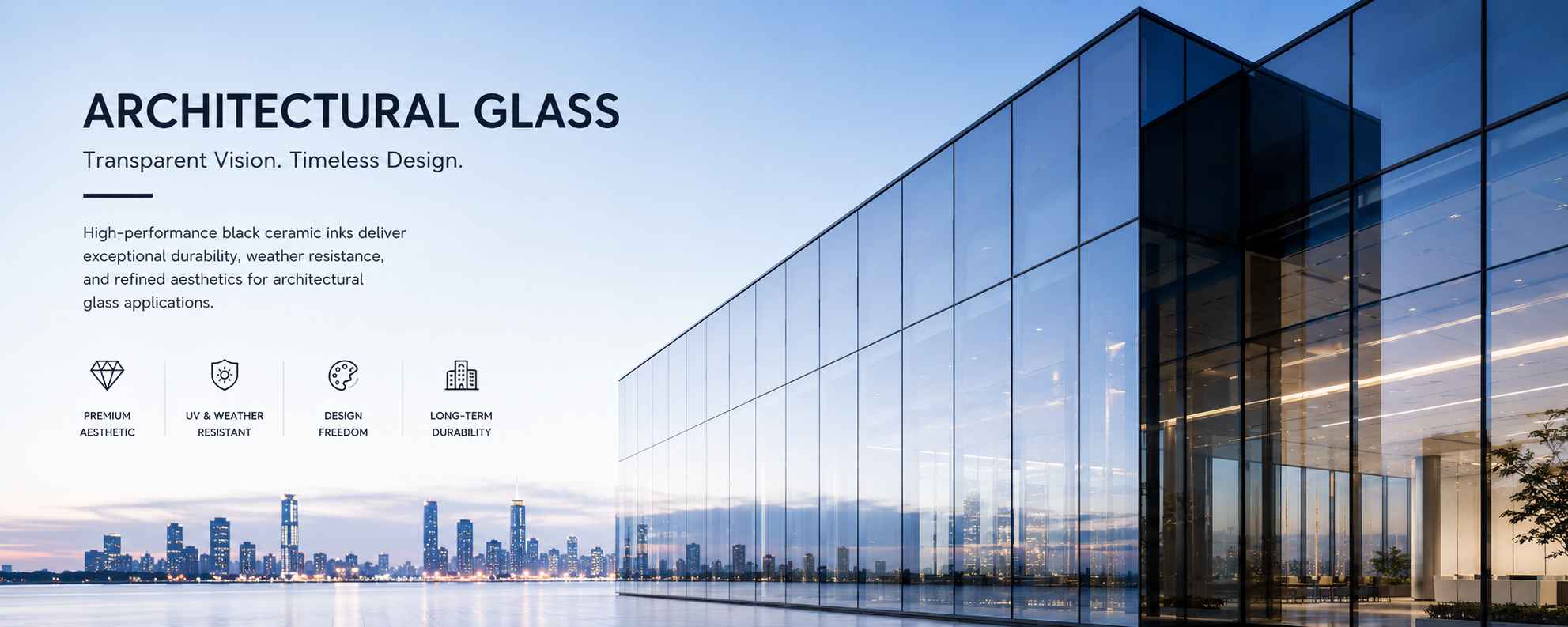 Glass Ceramic Inks for Architectural Glass