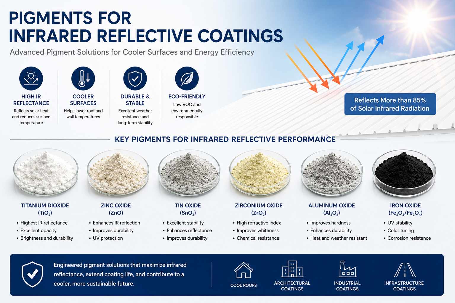 Pigments for Infrared Reflective Coatings