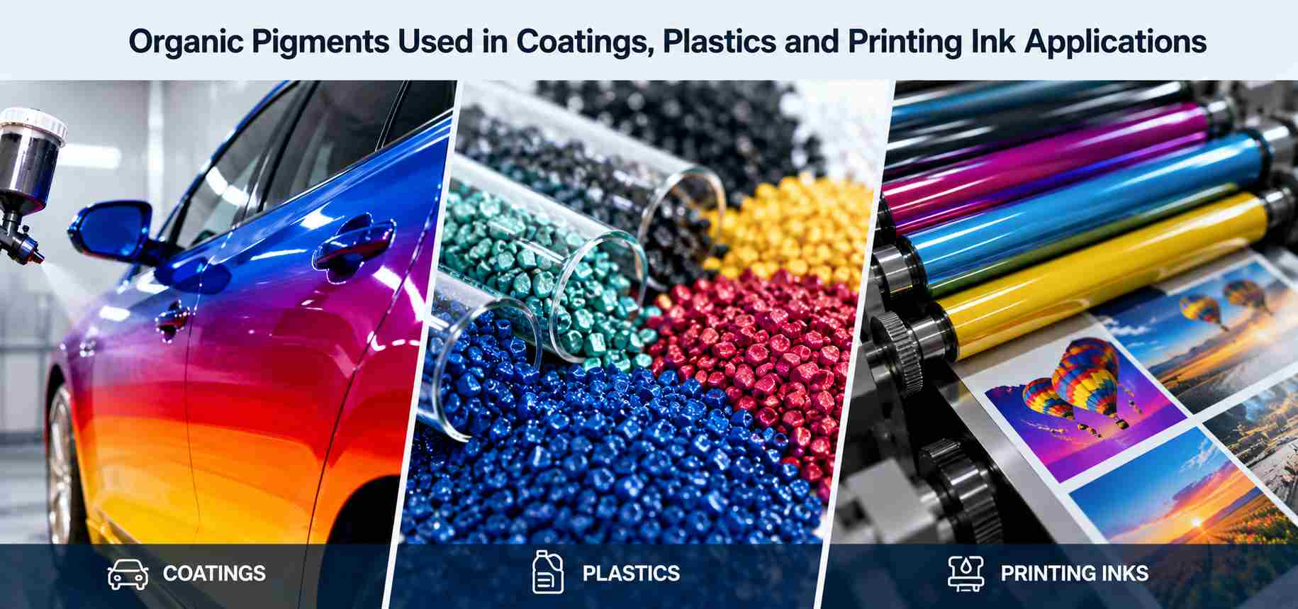 organic pigments used in coatings plastics and printing ink applications