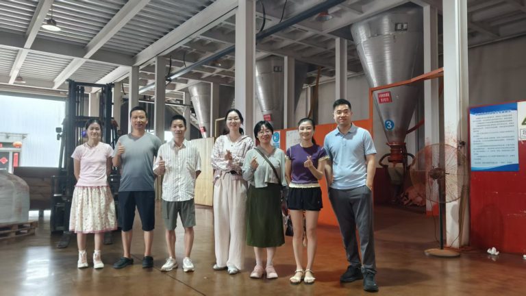 Fineland Chem Team Visits Factory for Technical Exchange