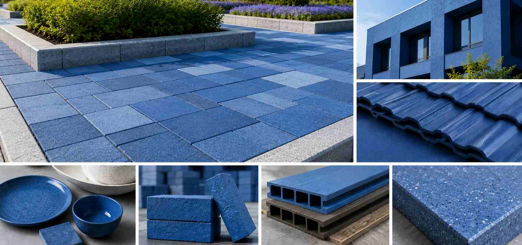 Iron Oxide Blue Pigment Used in Concrete, Coatings and Construction Materials