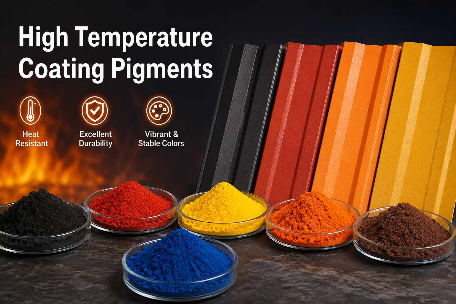 High Temperature Coating Pigments