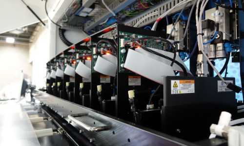 UV LED curing in industrial inkjet